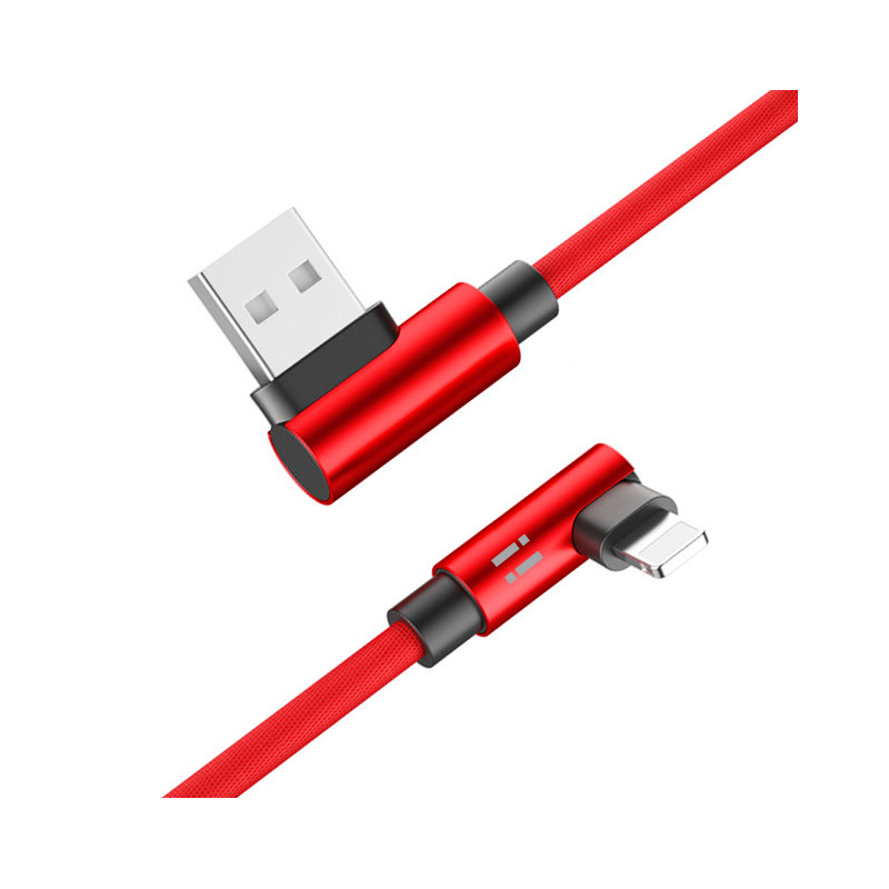 2m Gaming Ladekabel für iPhone - rot