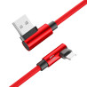 2m Gaming Ladekabel für iPhone - rot