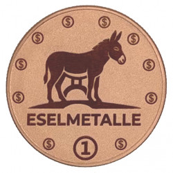 1oz ESELMETALLE  Sammelmünze Nr.1