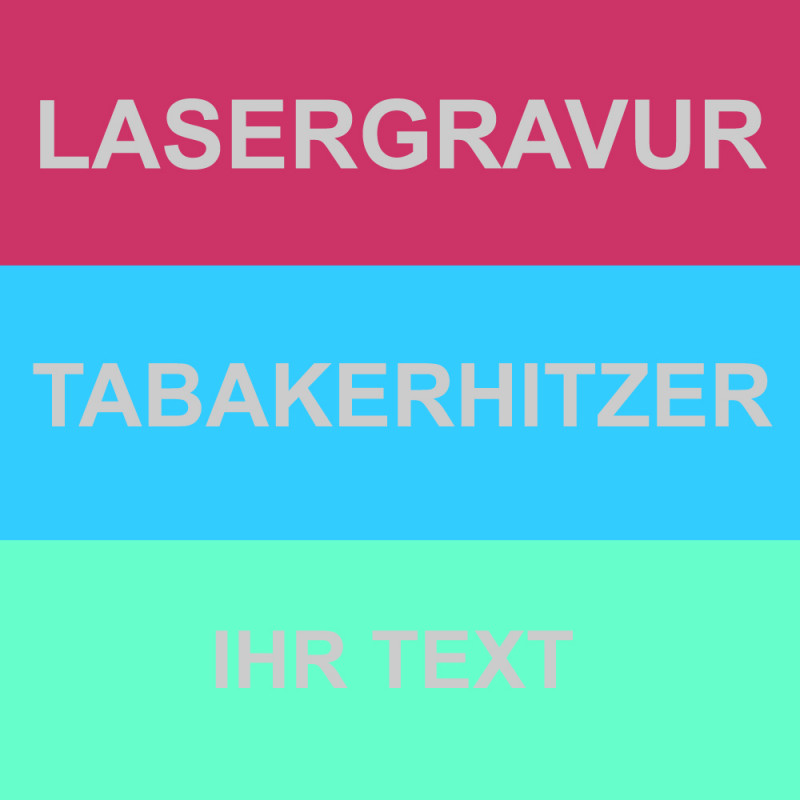 Lasergravur Tabakerhitzer